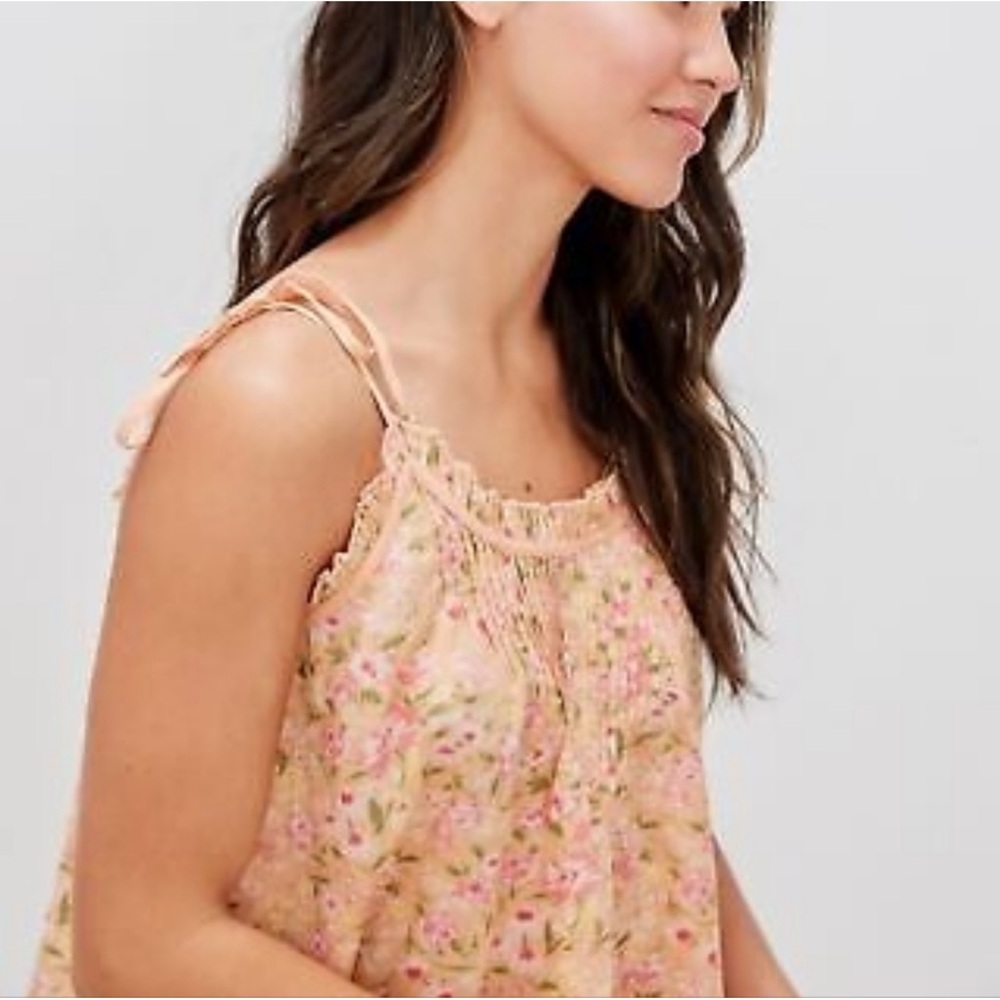 American Eagle Outfitters Pink Floral Camisole
